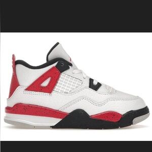 Jordan Kids Sneakers - White, Red, Black